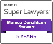 Rated by | Super Lawyers | Monica Donaldson Stewart | 5 Years